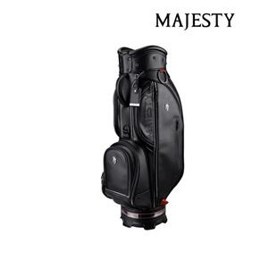 正品MAJESTY玛嘉斯帝高尔夫球包golf男士标准套杆包皮革防水新款