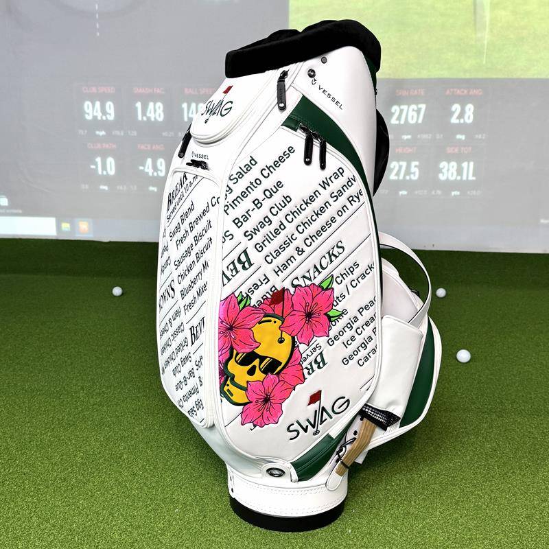 SWAG高尔夫球包2024大师赛限量版奥古斯塔餐厅菜主题职业球包