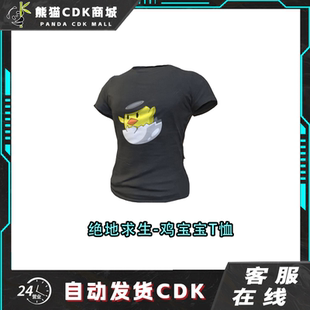 PUBG绝地求生鸡宝宝T恤Steam绝地求生小鸡T恤上衣皮肤CDK兑换码