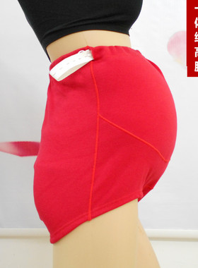 一体绒棉质加厚加绒高腰红灰色孕妇内裤女初中晚期三角保暖裤大码