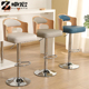 吧台椅家用现代简约吧台凳升降酒吧凳旋转酒吧椅靠背高脚椅高脚凳