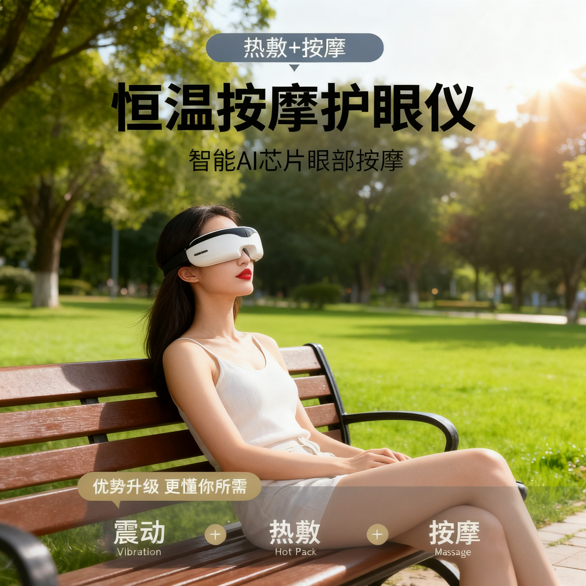 2025新款眼部按摩仪热敷眼罩智能按摩护眼礼物眼润眼缓解眼疲劳