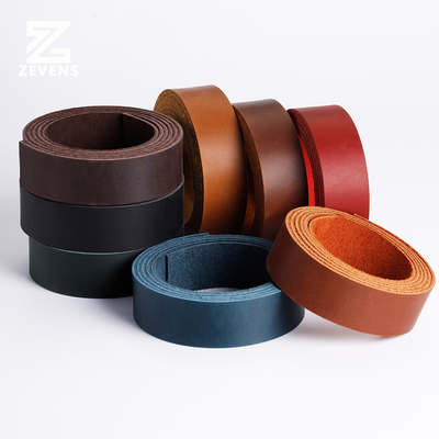 120cm无头疯马皮皮带条多尺寸DIY皮条带条手工腰带肩带项圈创意