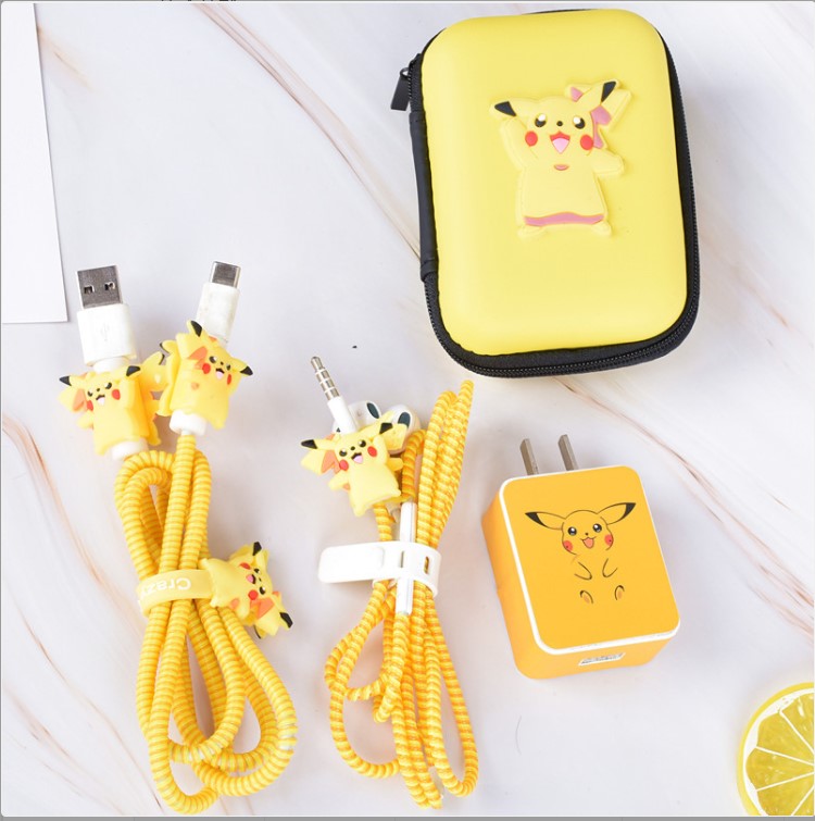 适用OPPO A56 A55 A53 A36充电器数据线保护套A11 A9 A7X缠绕绳