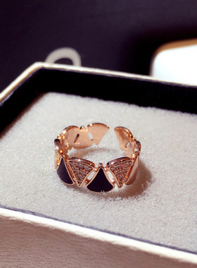 小众设计戒指ins简约女