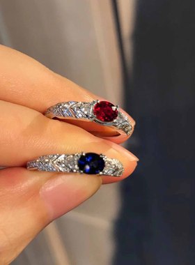 法式简约高级感精致戒指女宫廷风气质百搭网红指环开口可调节