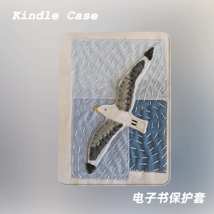 拼接飞鸟适用kindle7代电子书保护套kpw123软壳958全包防摔带休眠