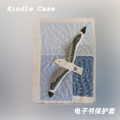 拼接飞鸟适用kindle7代电子书保护套kpw123软壳958全包防摔带休眠
