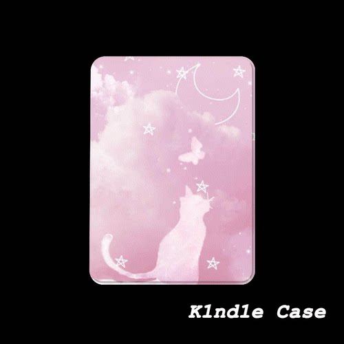 原创粉星月猫KindlePaperwhite6/5/4/3磁吸保护套658青春版拆分支架壳汉王clear6适用neo3掌阅light4休眠