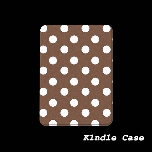 原创棕白波点KindlePaperwhite6/5/4/3磁吸保护套658青春版拆分支架壳汉王clear6适用neo3掌阅light4休眠