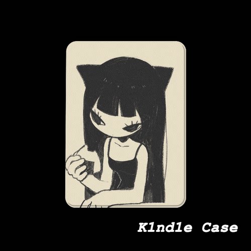 原创黑耳少女KindlePaperwhite6/5/4/3磁吸保护套658青春版拆分支架壳汉王clear6适用neo3掌阅light4休眠