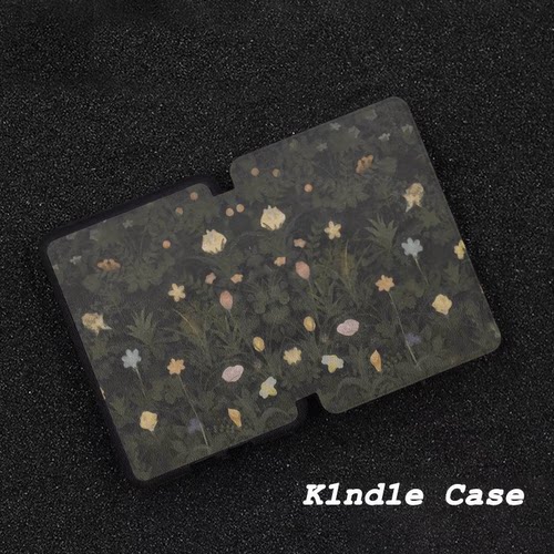 原创暗夜花簇适用kindle7代电子书保护套kpw123软壳958防摔带休眠
