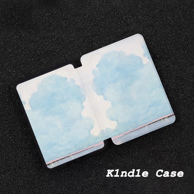 原创浅云水岸适用kindle7代电子书保护套kpw123软壳958防摔带休眠