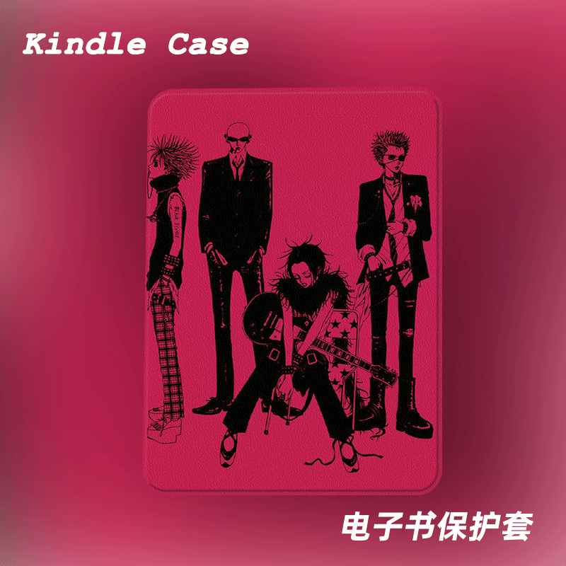 摇滚朋克nana适用kindle7代电子书保护套kpw123软壳958防摔带休眠