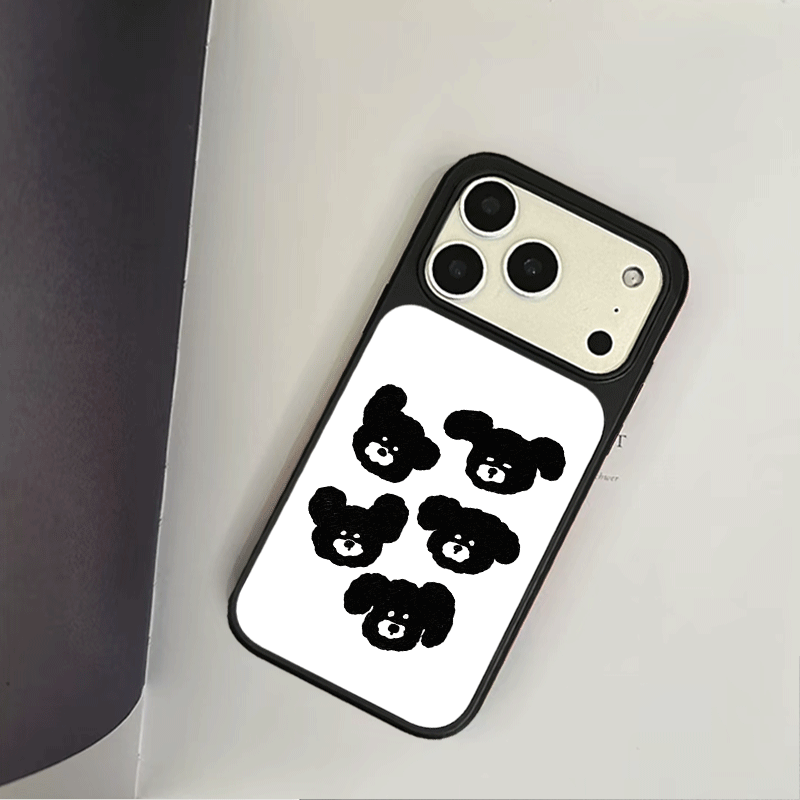 原创小众手绘修狗iPhone17pro手机壳磁吸16promax软壳13磨砂大孔壳苹果15pro艺术全包黑边软壳适用14p晶瓷,3C数码配件,手机保护套/壳,淘宝优惠券,粉丝福利购,淘宝优惠卷