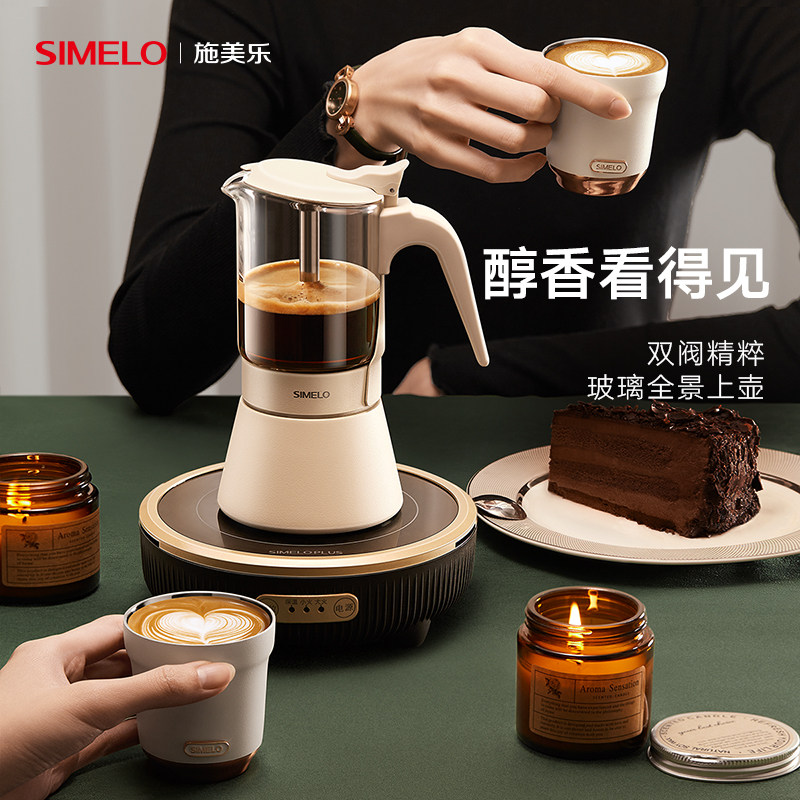 德国simelo摩卡壶双阀煮咖啡礼盒不锈钢咖啡壶手冲套装教师节礼物怎么样,好用不?