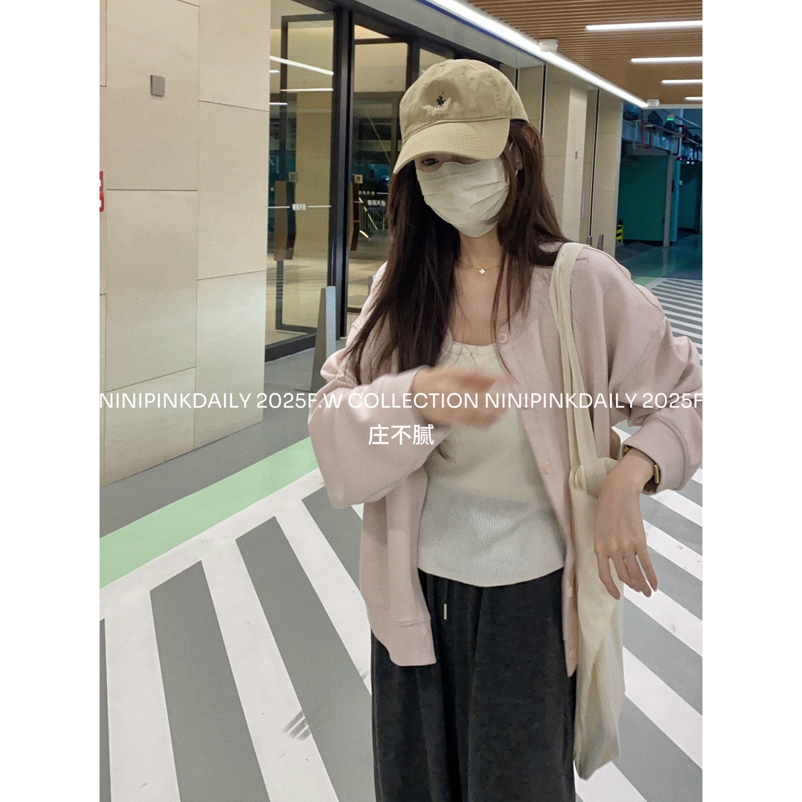 Ninipink自制单排扣开衫外套
