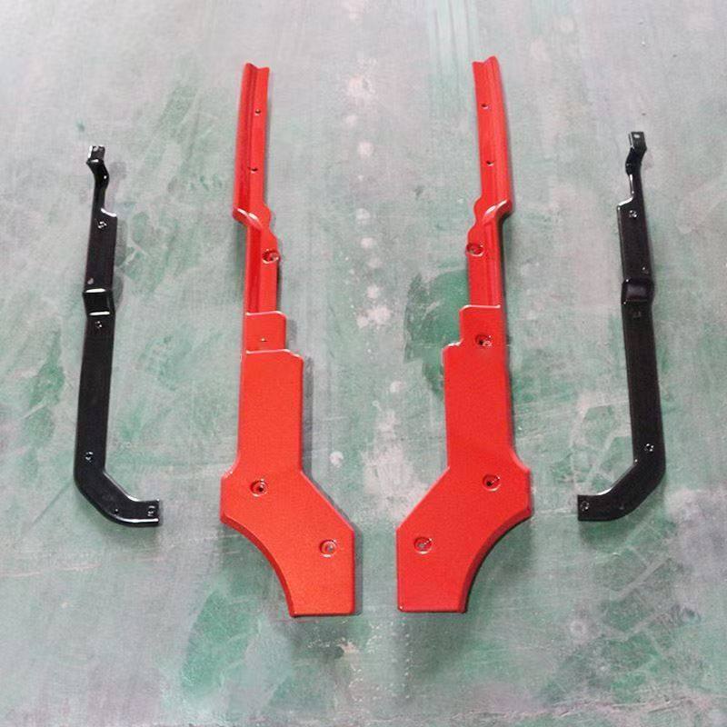 三一重卡英杰朱宏军亮王道前保险杠装饰板大灯框装饰条支架配件