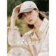 FANCET凡饰亚麻棒球帽女春夏修饰脸型遮阳休闲时尚 显脸小PU鸭舌帽