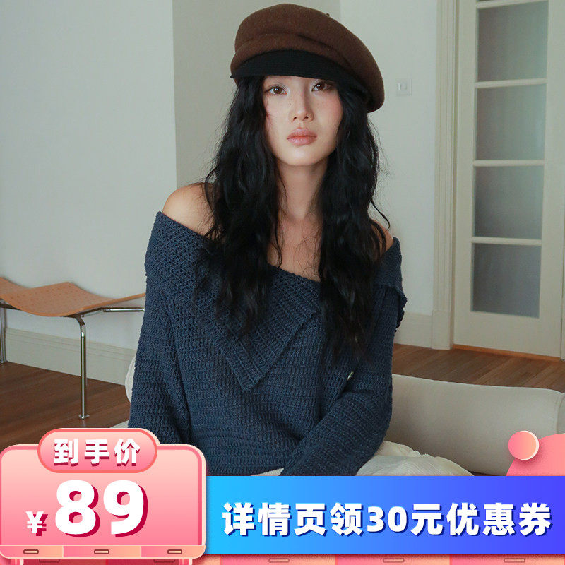 【所有女生的衣橱直播间】FANCET女撞色短檐羊毛复古报童帽贝雷