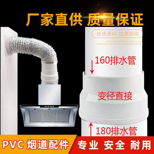 160转180烟道管PVC排烟机排气