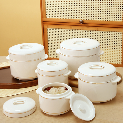 陶瓷双盖隔水炖盅高档大气