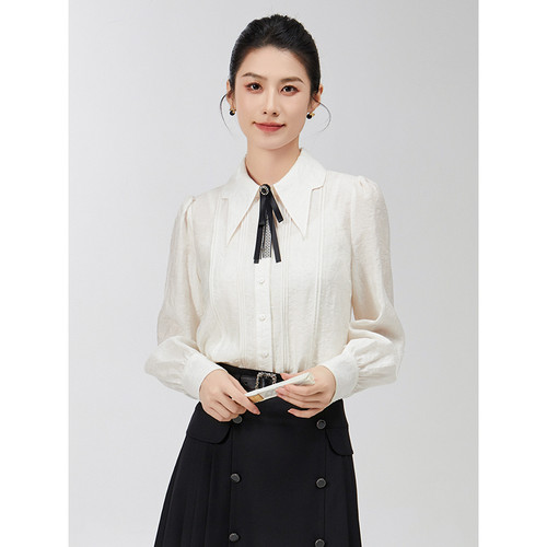 职场风修身版型小众百搭女式衬衫