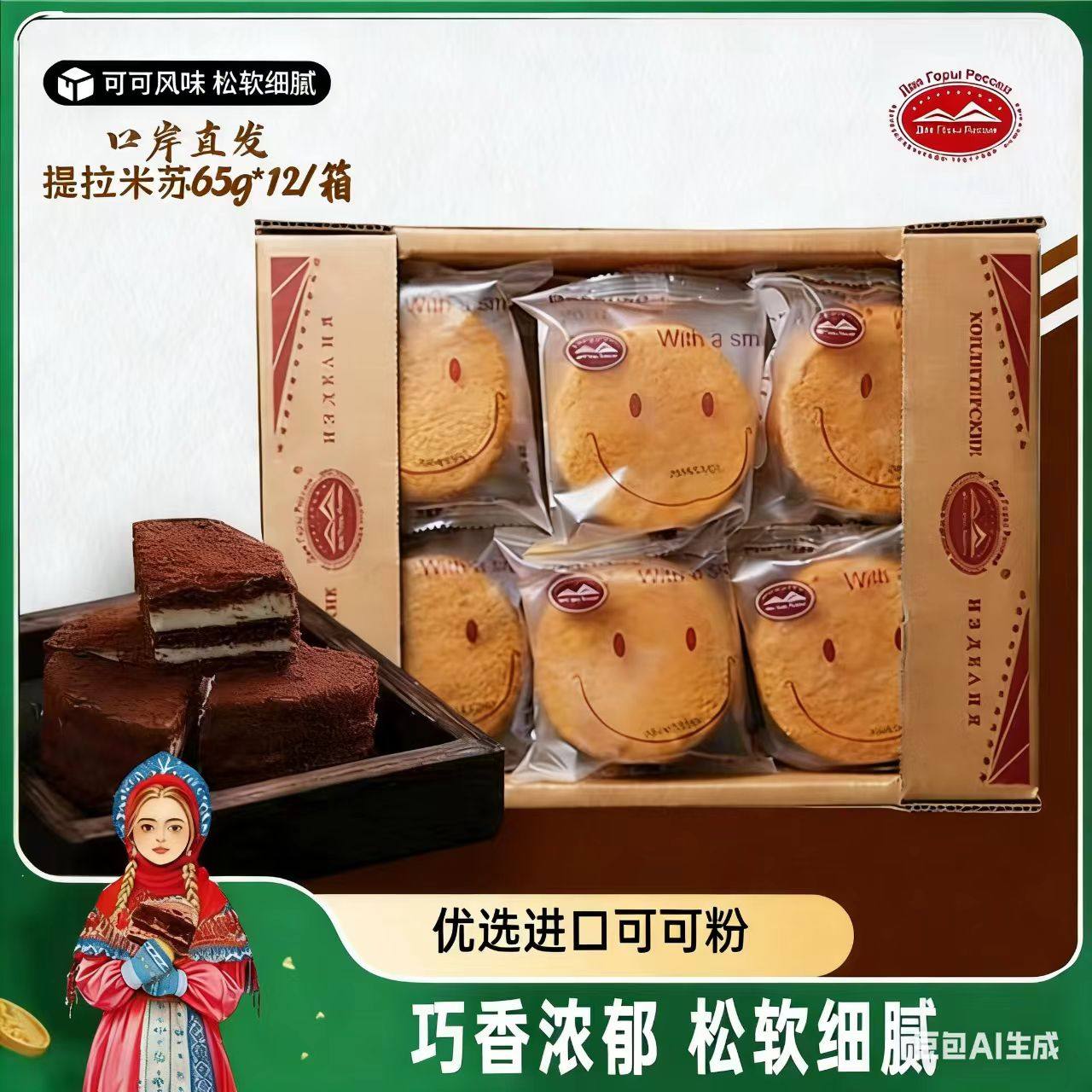 俄罗斯风味迷你蛋糕批发整箱独立小包装巧克力65克甜点网红下午茶,零食/坚果/特产,传统西式糕点,淘宝优惠券,粉丝福利购,淘宝优惠卷