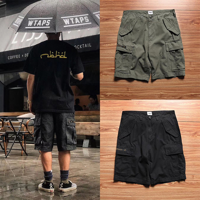 余文乐工装短裤口袋宽松五分裤