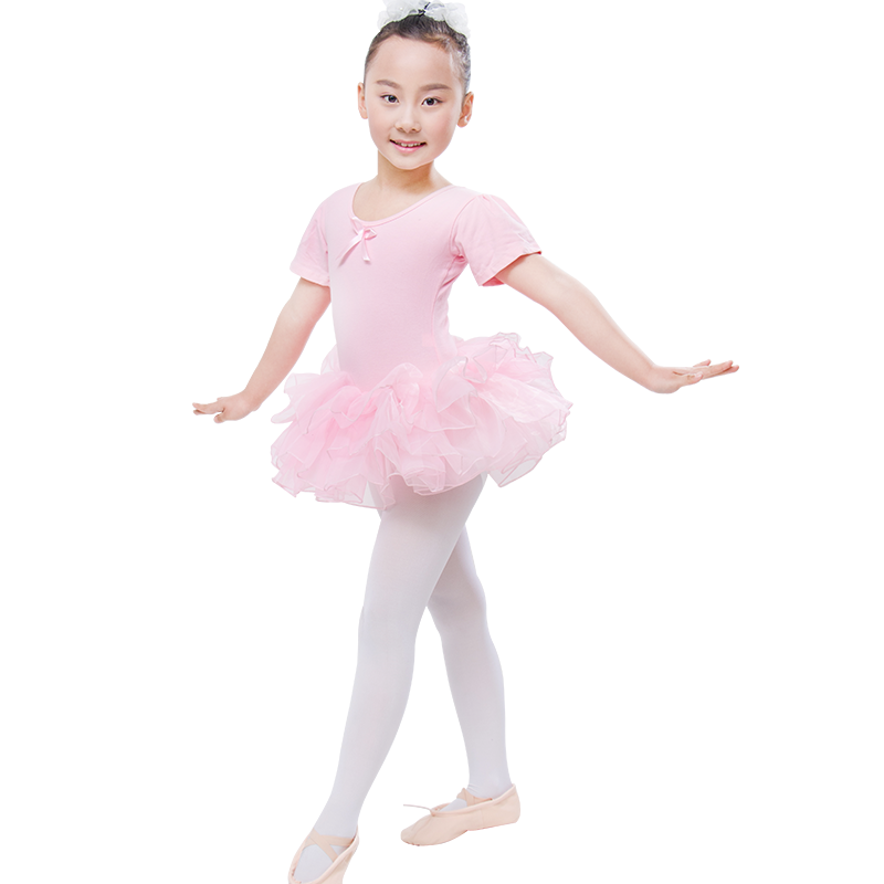 舞中翔儿童节表演舞蹈服装芭蕾舞裙春夏季女童舞蹈裙演出服练功服