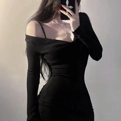 纯欲风辣妹包臀裙秋冬内搭