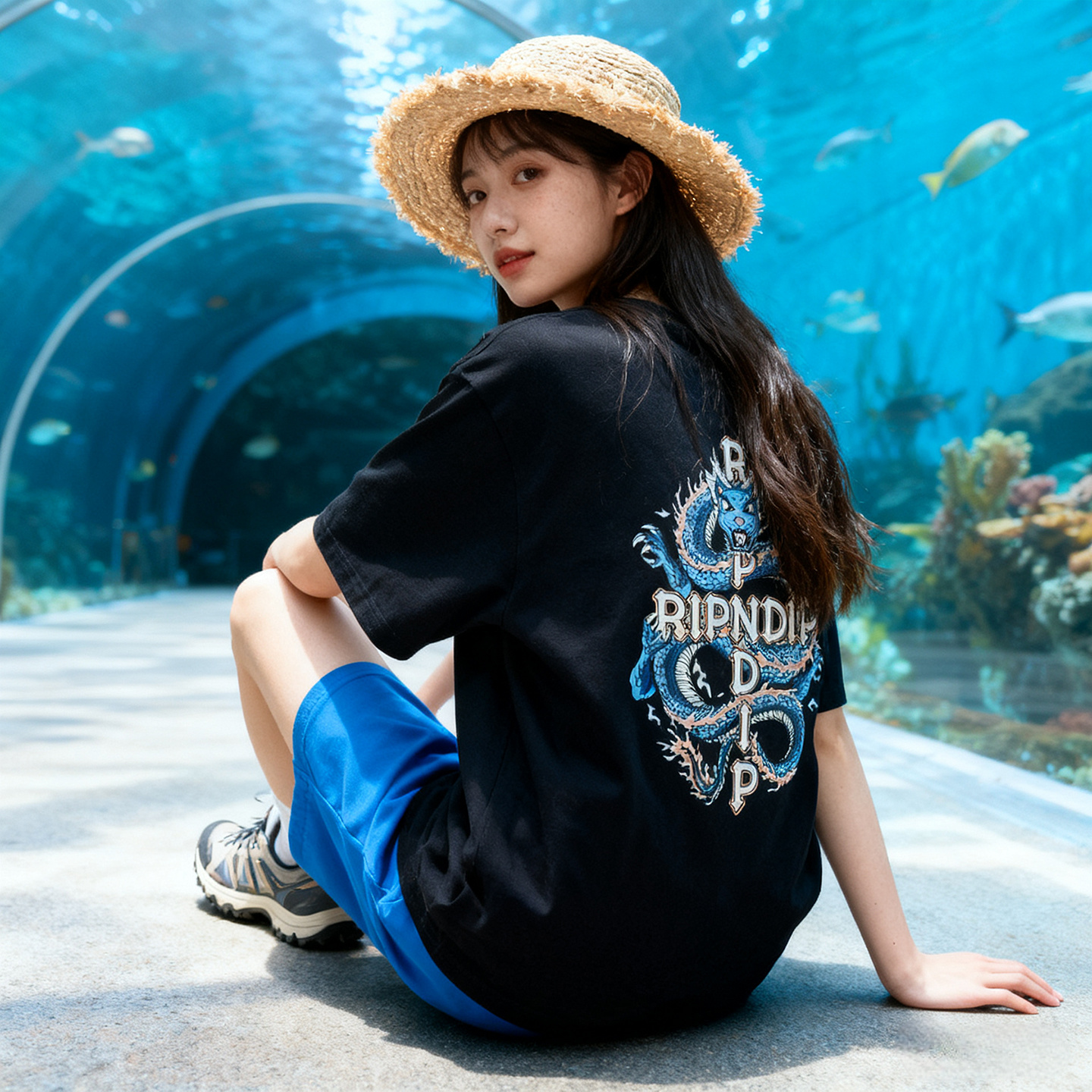 美国RIPNDIP神龙猫卡通纯棉短袖