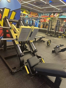 Technogym泰诺健直线蹬腿练习器MG7500蹬腿机健身器材原装进口