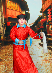 太监公公服装清朝古装服饰大臣演出服长袖甄嬛清朝官兵宫廷服装新