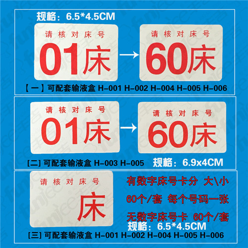 丰吉输液药物分类盒号牌