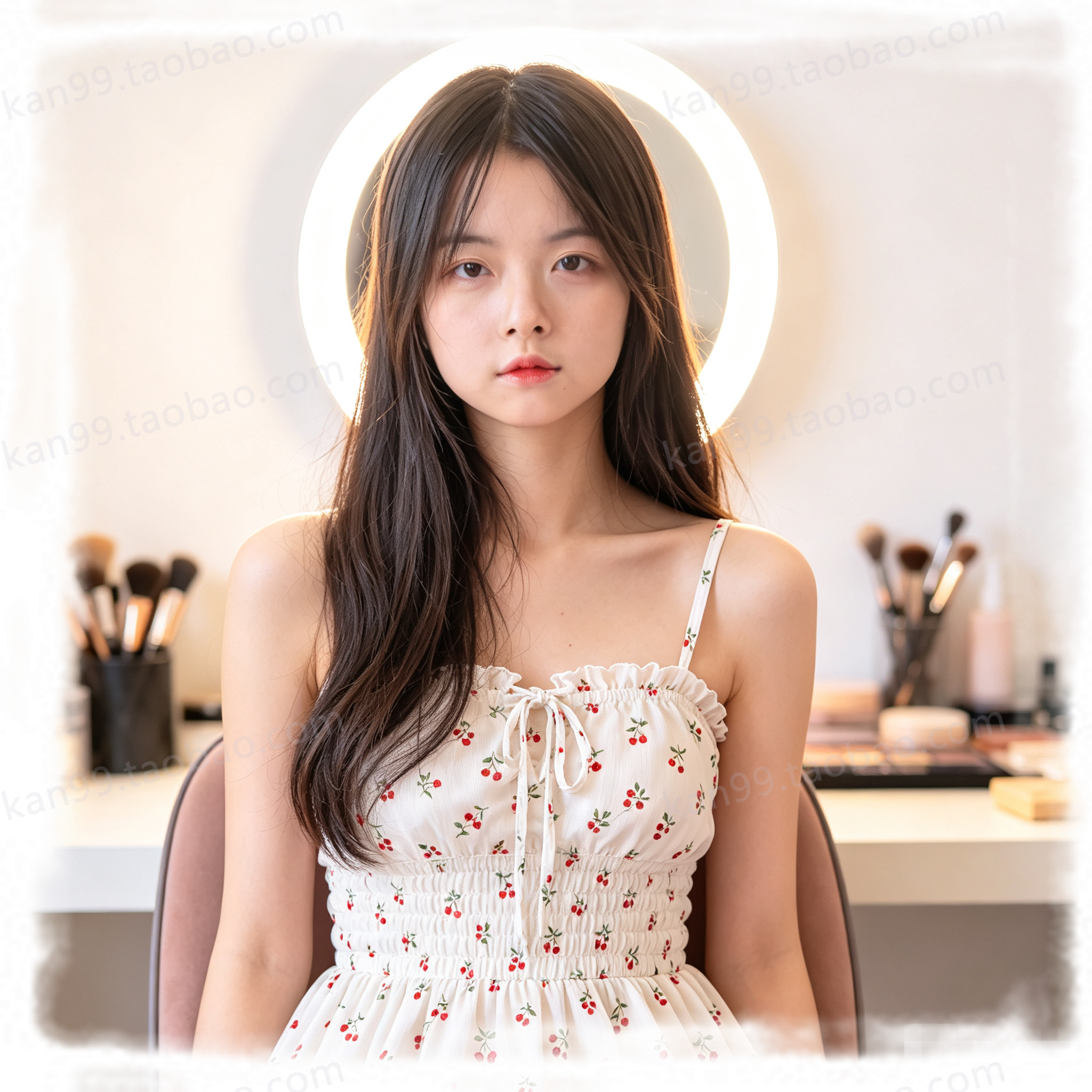 中国模特艺术摄影美少女更衣室kuwawa美少女写真海报印制 G1232