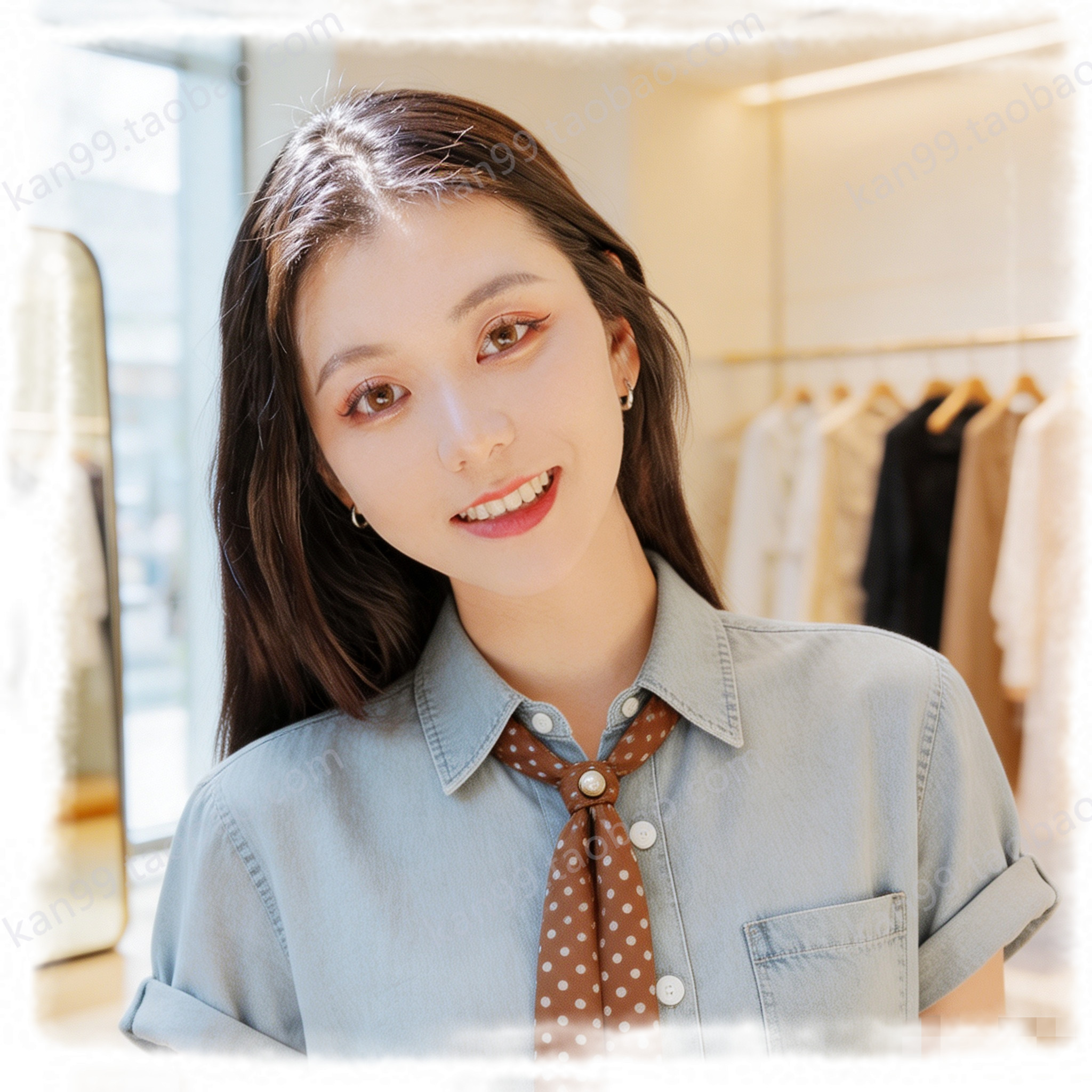 中国模特艺术摄影美女淑女气息曼妙姿态高级感写真海报印制G1256