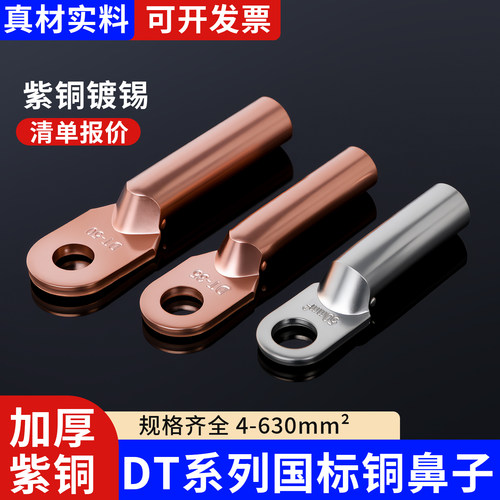 DT铜鼻子国标紫铜加厚