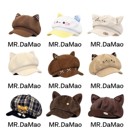 日系可爱猫耳朵系列贝雷帽女春秋百搭显脸小洋气鸭舌报帽子八角帽