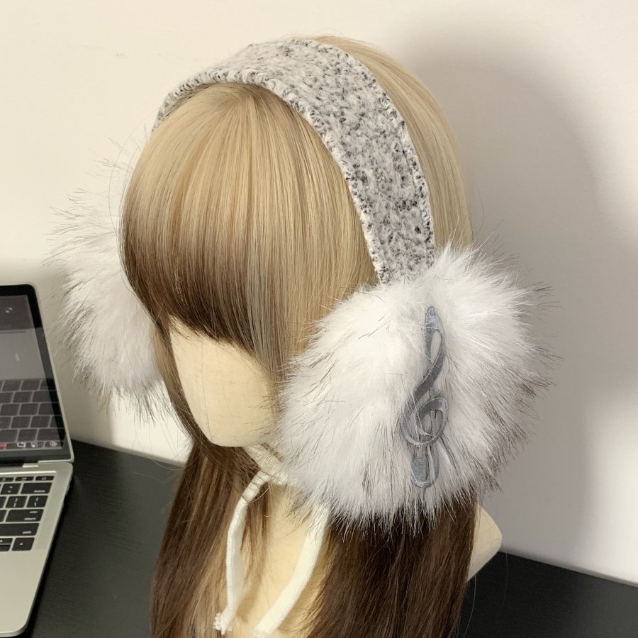 日系音符毛绒耳罩女韩版防寒保暖耳捂子时尚耳暖ins小众绑带耳套,服饰配件/皮带/帽子/围巾,耳套,淘宝优惠券,粉丝福利购,淘宝优惠卷