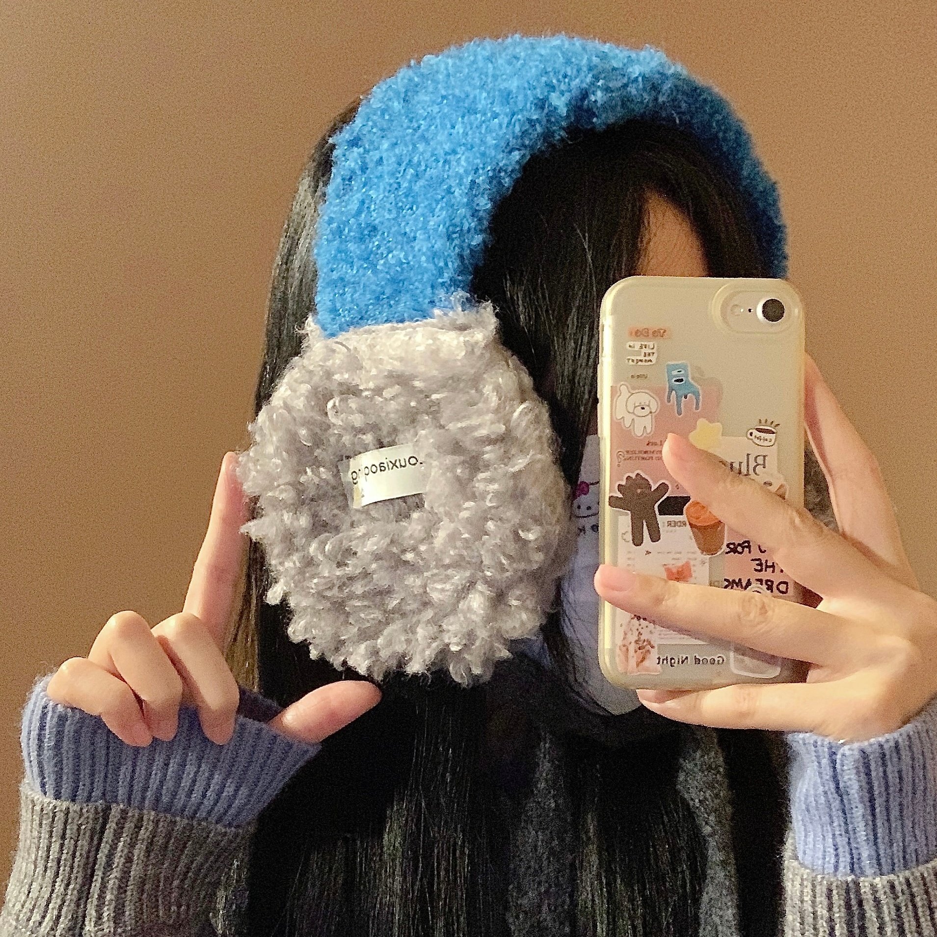 韩版拼色羊羔毛绒耳罩女冬季加厚保暖防寒骑行护耳系带耳包耳捂子,服饰配件/皮带/帽子/围巾,耳套,淘宝优惠券,粉丝福利购,淘宝优惠卷