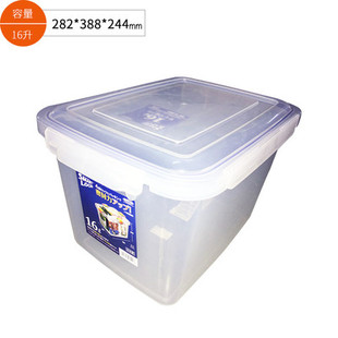 Lustroware日本原装进口锁扣型收纳箱 超大防虫密闭储米桶密封罐