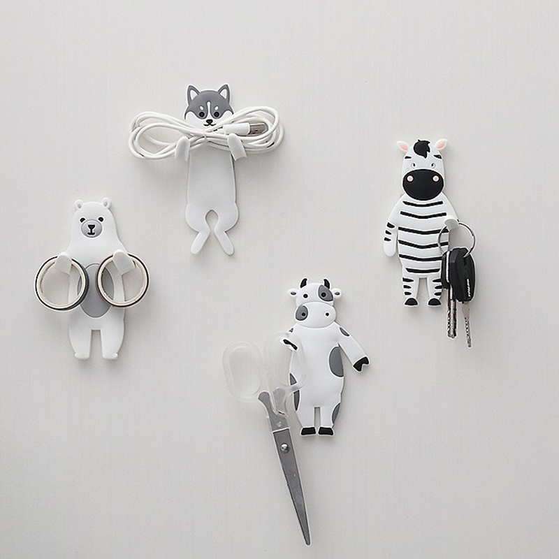 黏贴粘钩动物无痕挂钩钥匙挂钩