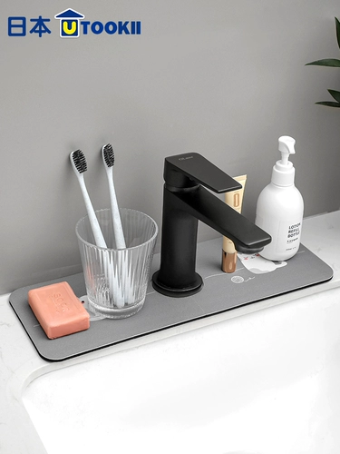 Японская мягкая диатомовая грязь, вода -Абсорбентная ванная комната туалет, ванная комната, водонепроницаемая плесень и плесени