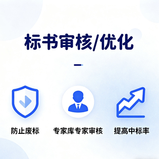 投标书审核优化复核预审检查采购标书专业投标文件代写制作商务标