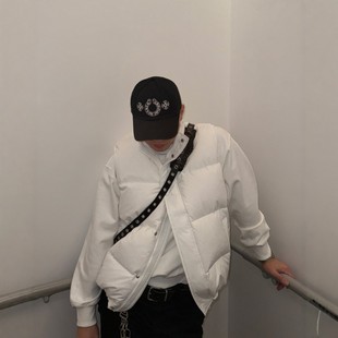 韩国代购直播男女福利秒杀AVEC百货级高奢鸭绒羽绒服蓬松马甲外套