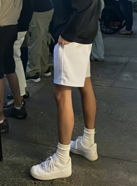 MRDONG韩国男装代购简约百搭日常基础款OOTD宽松五分运动休闲短裤