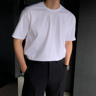 代购 短袖 高品冷感面料9色净版 百搭打底衫 T恤 基本款 MRDONG韩国男装