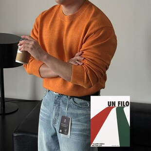 MRDONG韩国代购东大门男装直播LAINE意大利面料9色打底针织衫