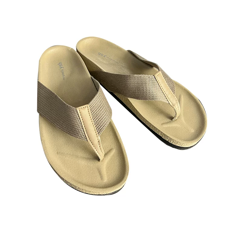 Кожа? Actually: Goods, woven flip flops, beach sandals, slippers, Korean style